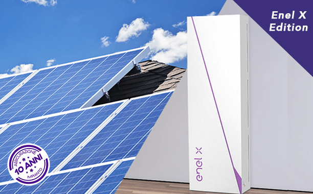 Enel X Edition Impianto fotovoltaico da 4 kW e sistema di accumulo da 4,8 kWh